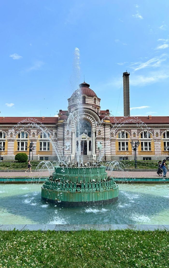 "A peaceful fountain in Sofia, offering a refreshing escape in the city’s historic center."